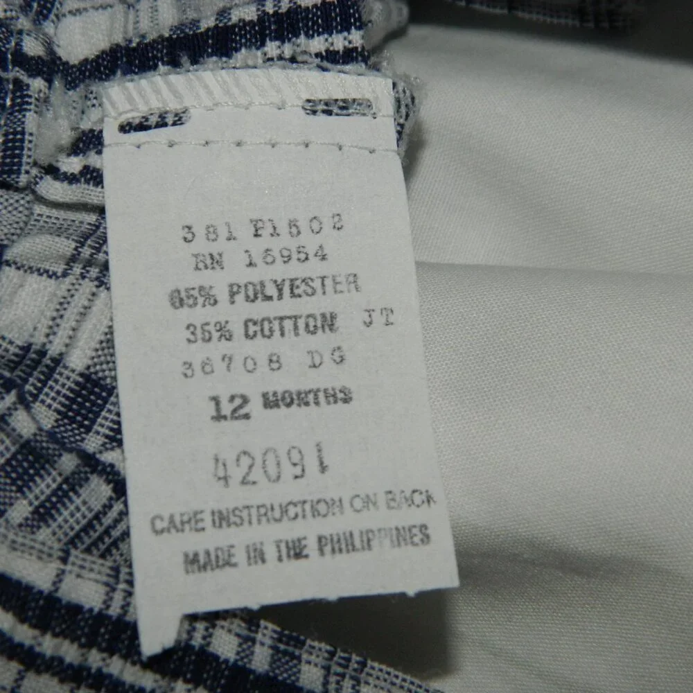 Vintage Boys 3 pc Short Shirt Captain Suit with Bowtie Size 12 M (EE-19)